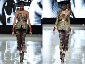 Alexander McQueen se inspira en los panales de abejas
