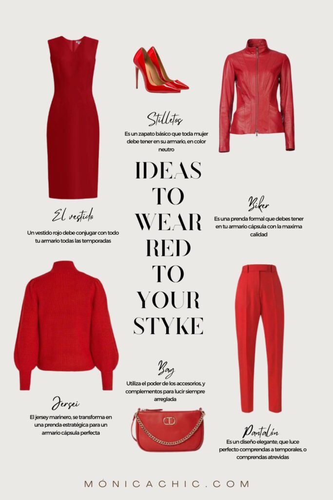 7 Ideas para vestir de rojo de acuerdo tu estilo 10 Ideas para vestir de rojo