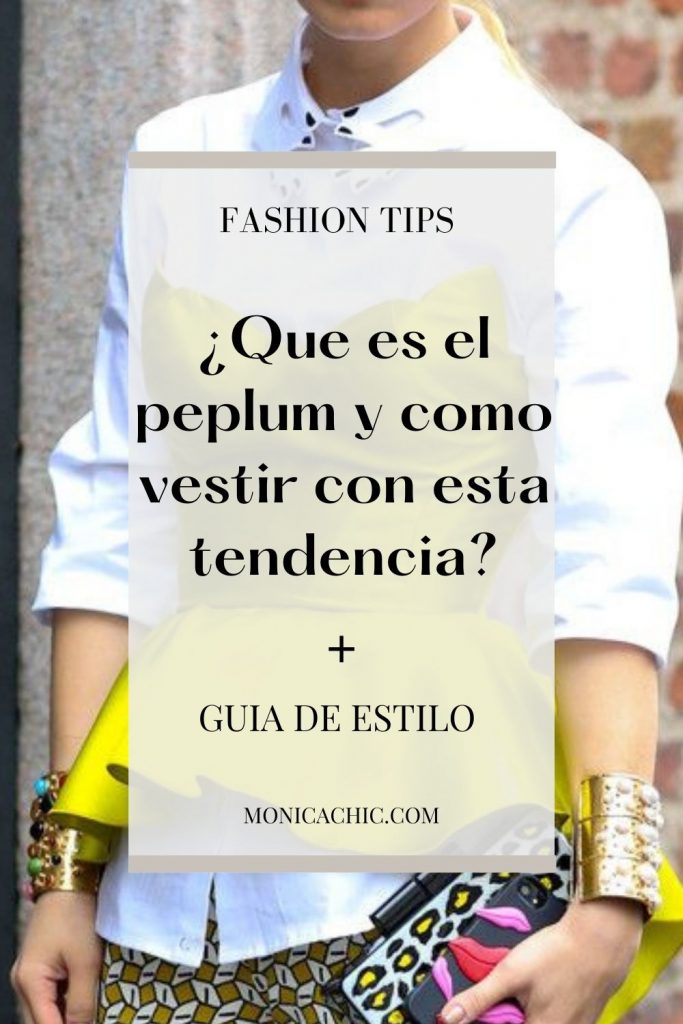 que es el peplum y como vestir con esta tendencia