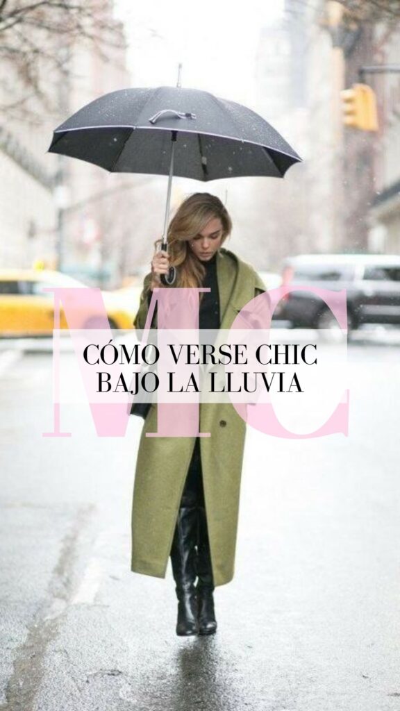 Cómo vestir en los días de lluvia