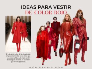 Ideas para vestir de rojo