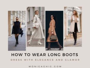 Cómo vestir con botas largas