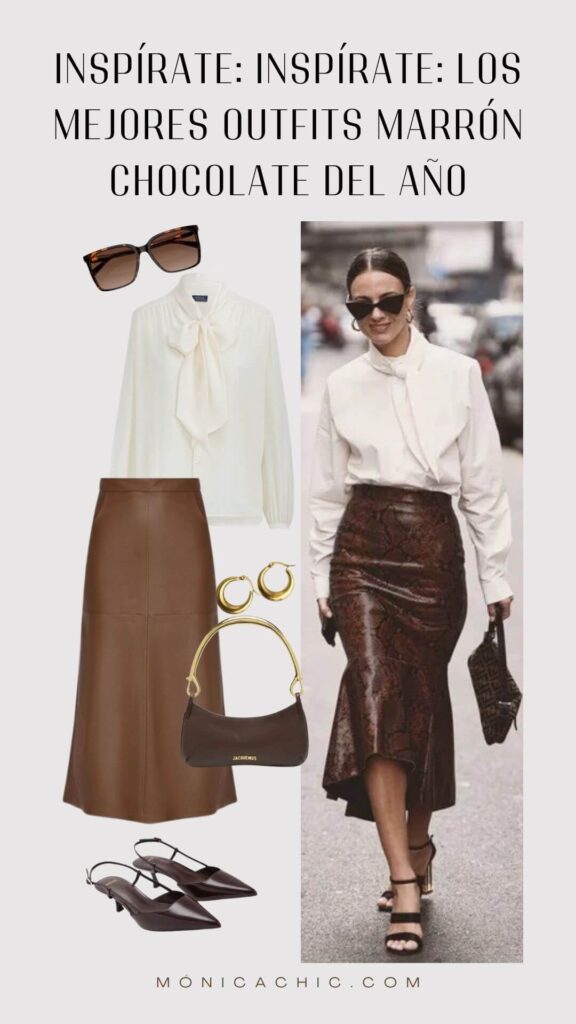 Cómo llevar el marrón chocolate