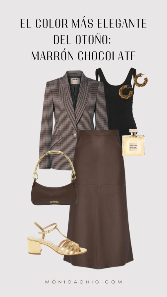 Cómo llevar el marrón chocolate